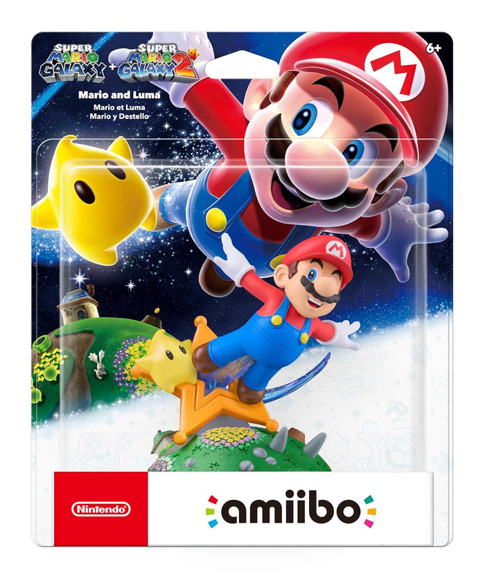 Amiibo- Mario and Luma - Super Mario Galaxy + Super Mario Galaxy2 Series