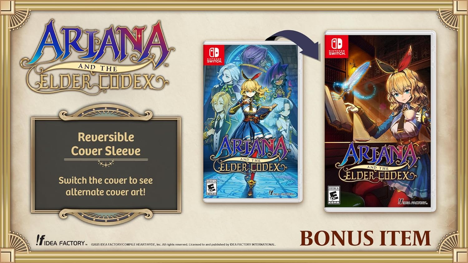 Ariana and the Elder Codex - Switch