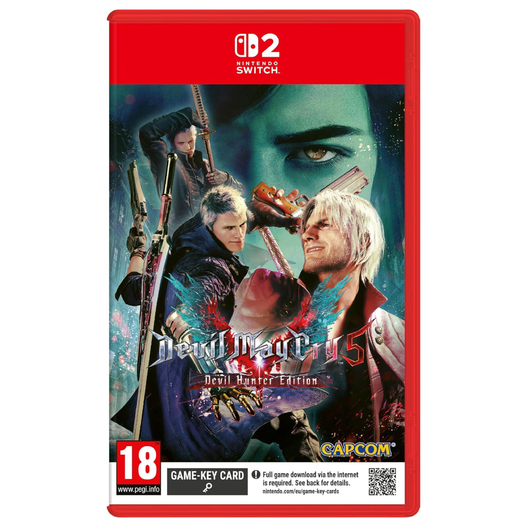 Devil May Cry 5 [Devil Hunter Edition] [EU Import - Multi Language] [Game-Key Card] - Switch 2