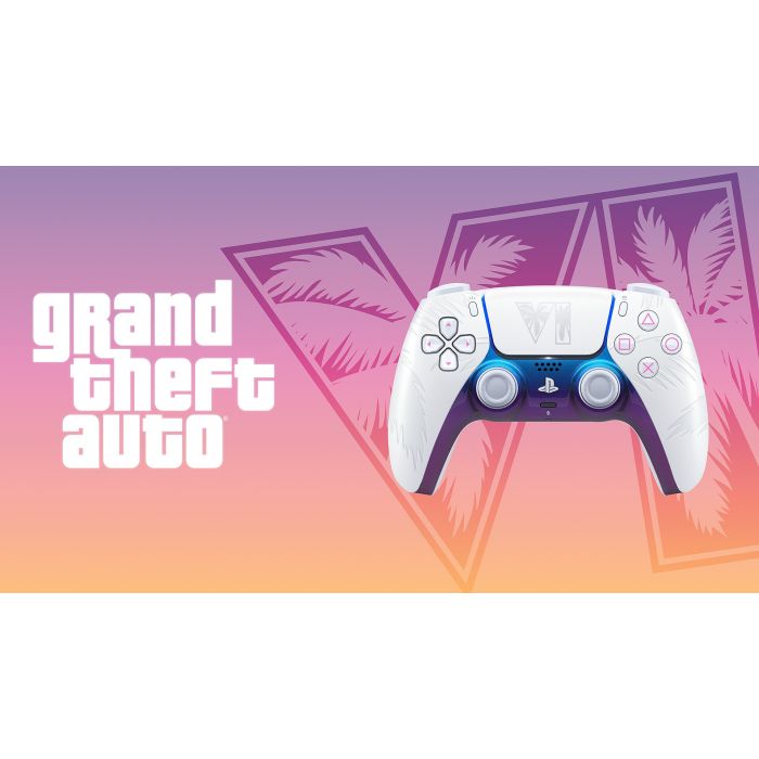 Dual Sense GTA VI Limited Edition White PS5 Controller