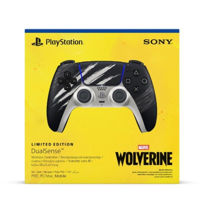 DualSense Wolverine Adamantium Black Limited Edition Wireless Controller - PS5