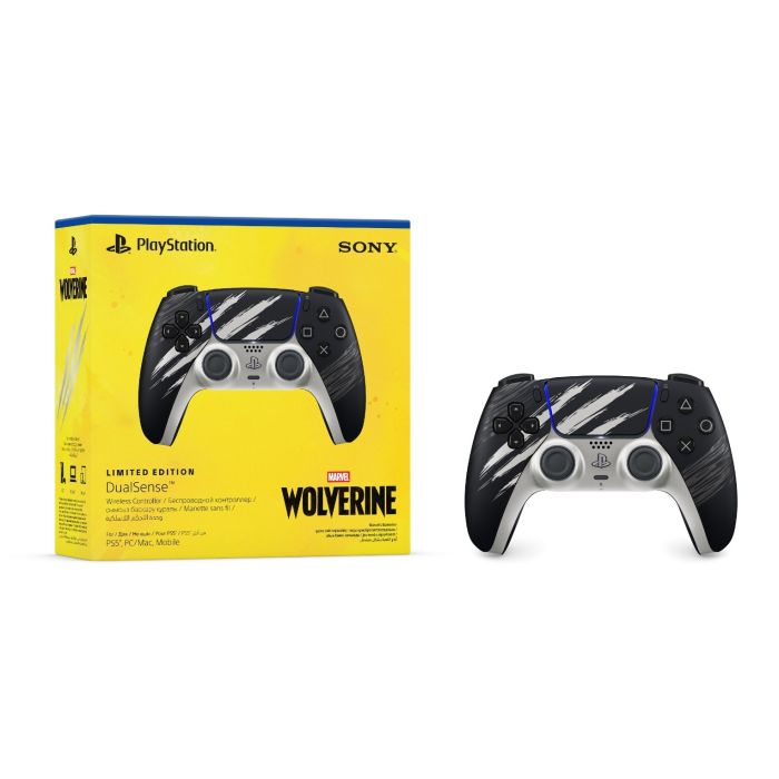 DualSense Wolverine Adamantium Black Limited Edition Wireless Controller - PS5