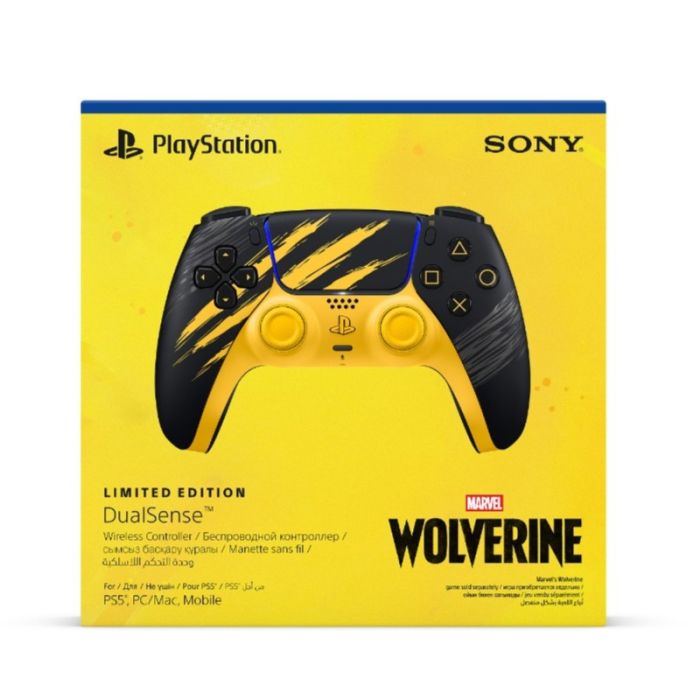 DualSense Wolverine Battle Yellow Limited Edition Wireless Controller - PS5