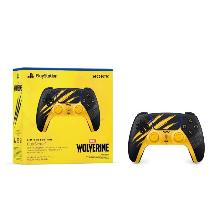 DualSense Wolverine Battle Yellow Limited Edition Wireless Controller - PS5