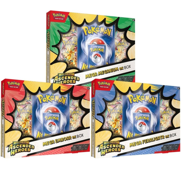 Ascended Heroes EX Collection Box Case Factory Sealed x6