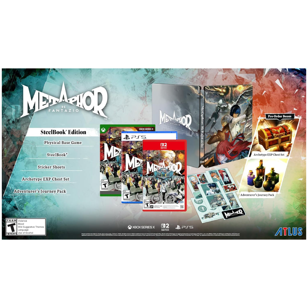 Metaphor: ReFantazio: SteelBook Edition - Switch 2