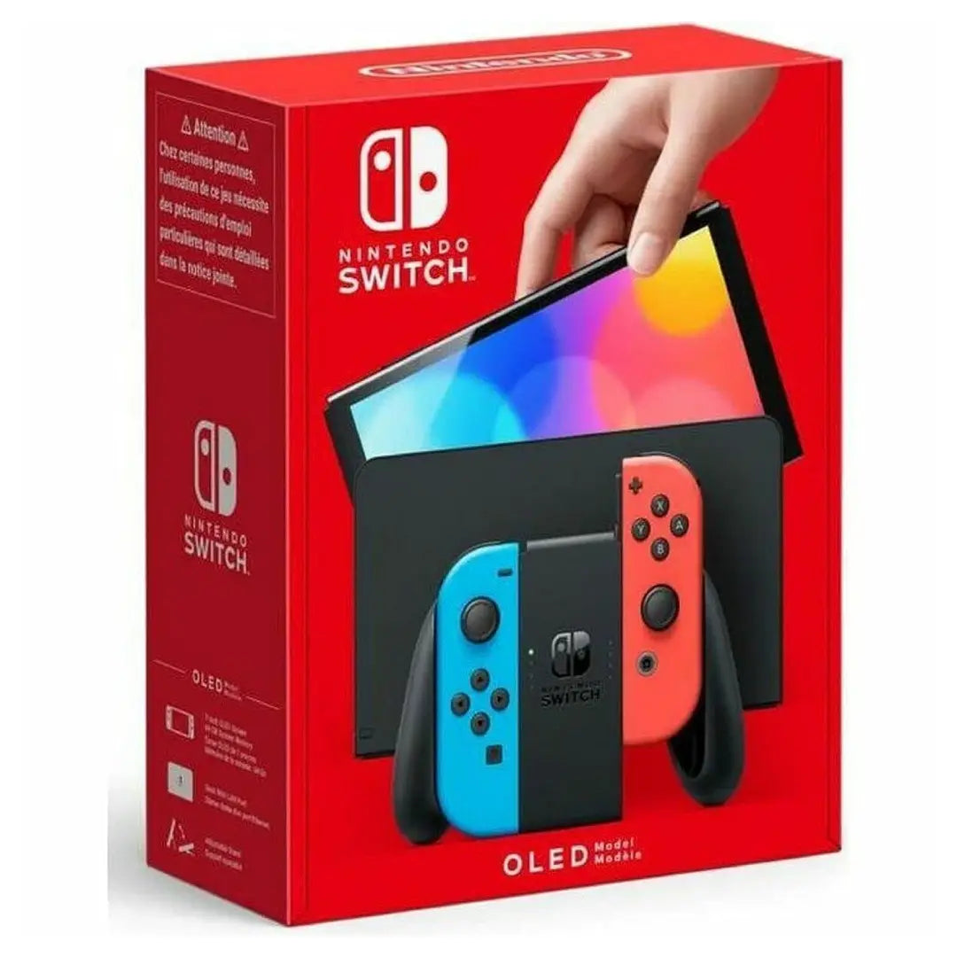 Nintendo Switch OLED – Neon Red / Blue (US)