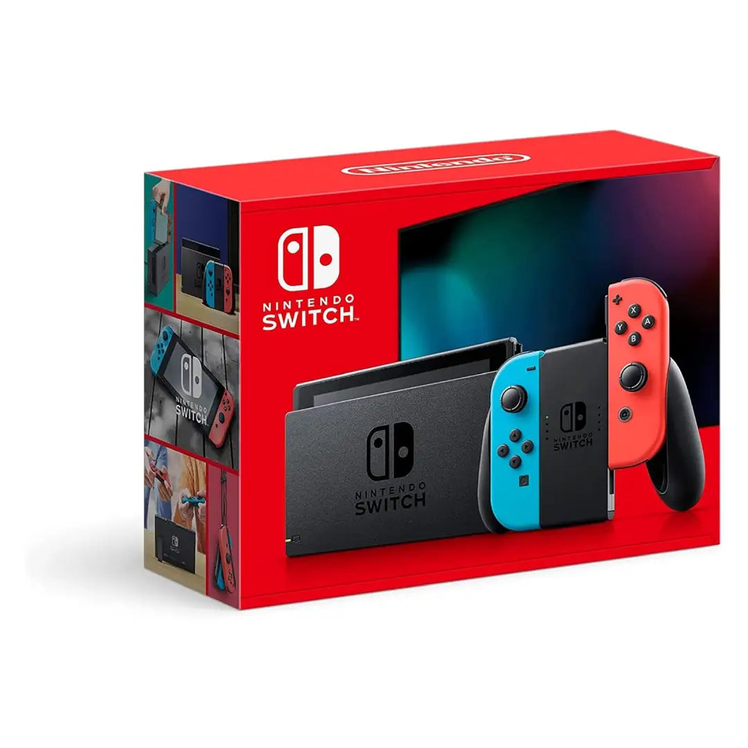 Nintendo Switch V2 – Neon Red / Blue (US)