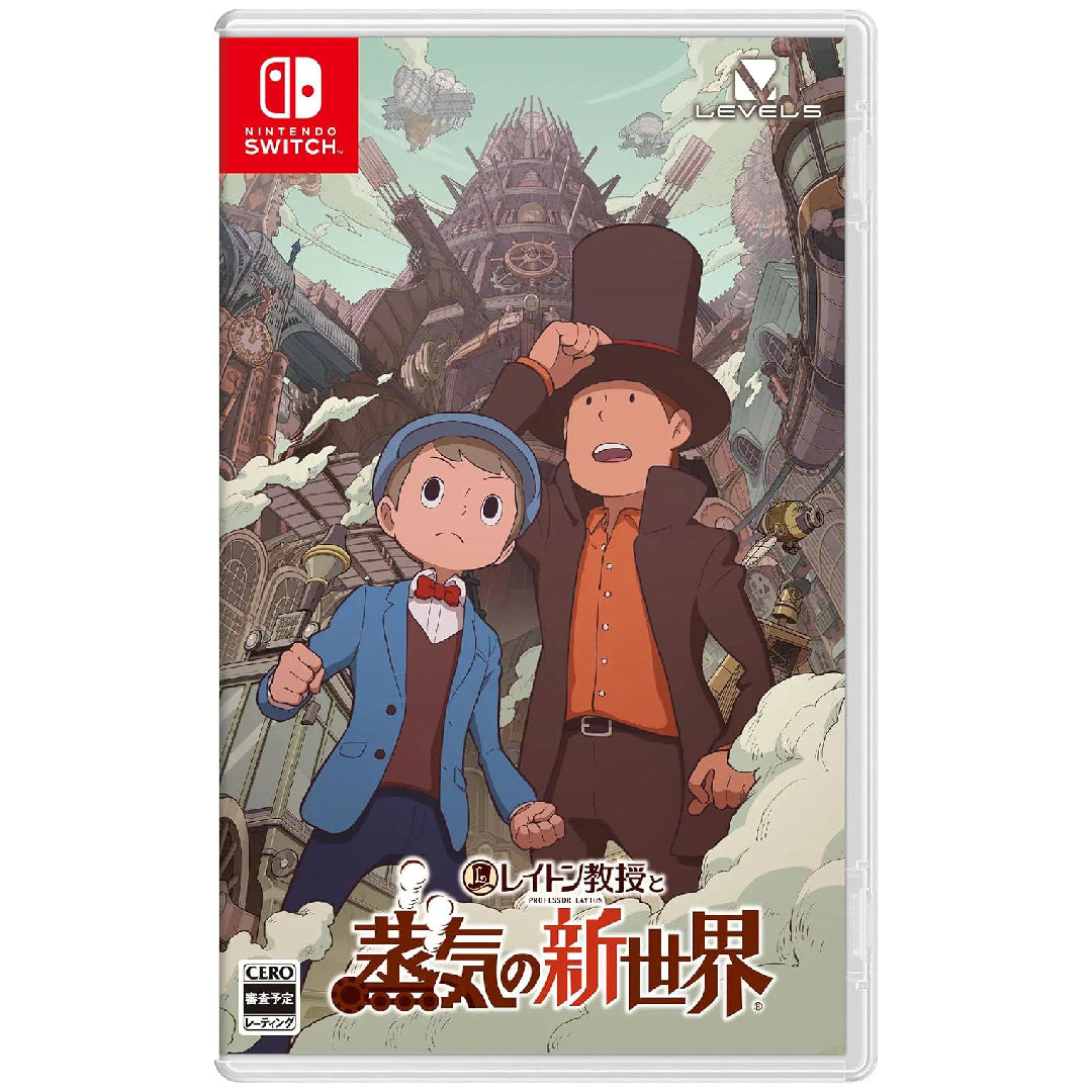 Professor Layton and The New World of Steam (JPN Import - Multi-Language) - Switch