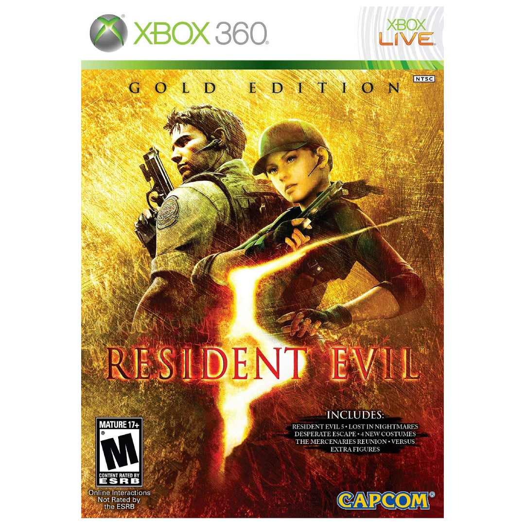 Resident Evil 5: (Gold Edition) - Xbox 360
