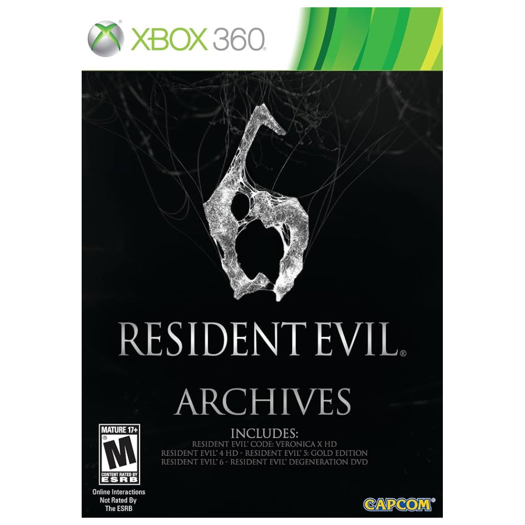 Resident Evil 6 Archives - Xbox 360