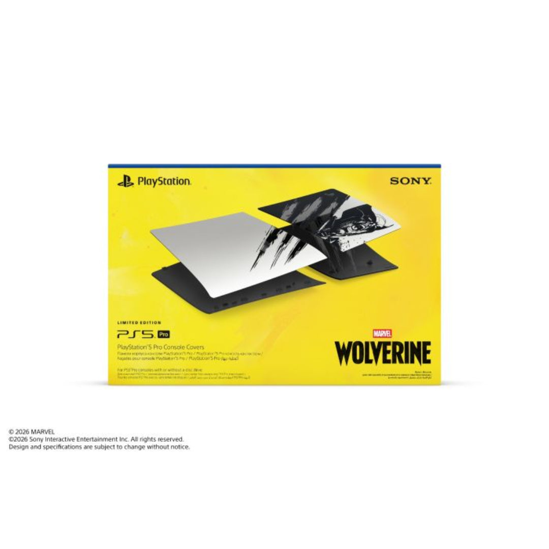 Sony PlayStation 5 Pro Wolverine Adamantium Console Cover
