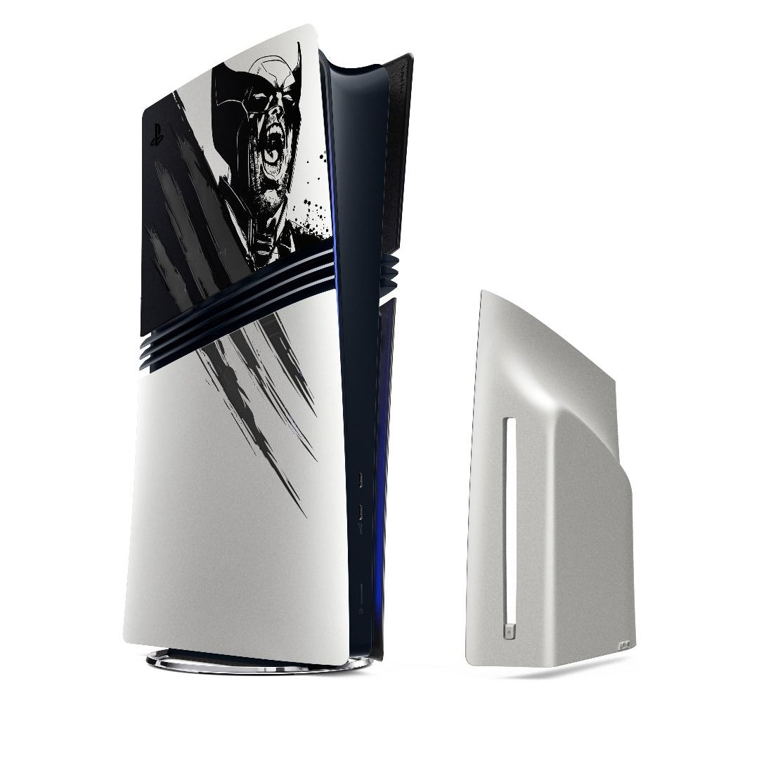 Sony PlayStation 5 Pro Wolverine Adamantium Console Cover