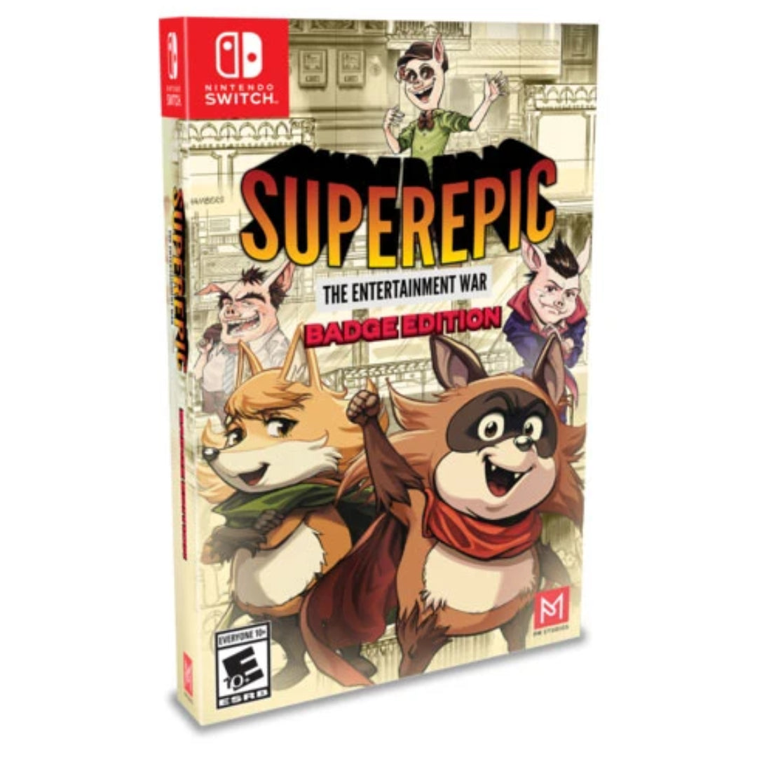 SuperEpic: The Entertainment War [BADGE EDITION] - Switch
