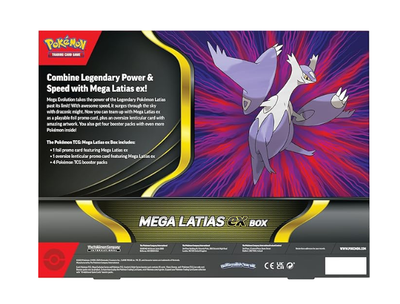 Pokémon Mega Latios EX Box with 4 Booster Packs & Promo Card