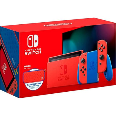 Nintendo Switch V2 – Mario Red & Blue Edition (US)