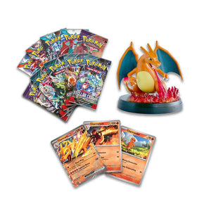Pokémon TCG Charizard ex Super Premium Collection – Promo Cards, Figure, and 10 Booster Packs